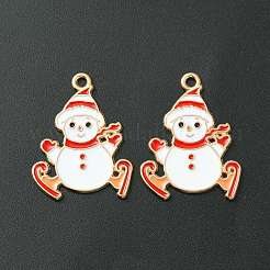 Рождественские эмали сплава подвески&nbsp;ENAM-D047-07G-09