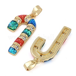 Латунные микро проложить кубического циркония подвески&nbsp;KK-U032-13G