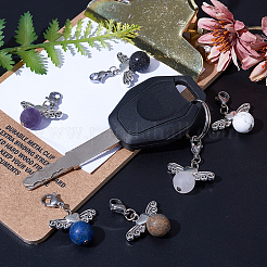 Ангел тема подвески из натурального камня&nbsp;HJEW-PH0001-20AS