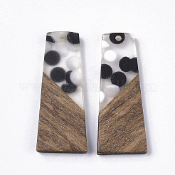 Подвески из смолы и ореха&nbsp;RESI-S358-83-A01