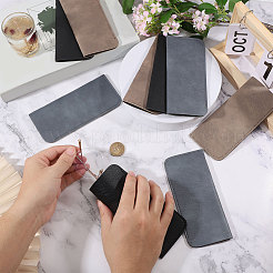 9 шт. 3-х цветный футляр для очков из искусственной кожи&nbsp;AJEW-GL0003-20