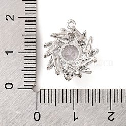 Латунные подвески из прозрачного кубического циркония&nbsp;KK-S389-40P