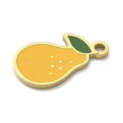 Подвески с фруктовой эмалью из нержавеющей стали 304&nbsp;STAS-G362-04G-11