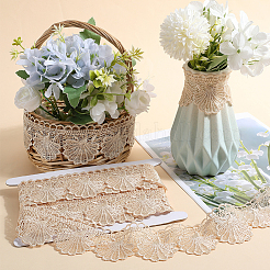 4.7~5 ярд хлопковой кружевной ленты в форме цветка-ракушки&nbsp;OCOR-GF0003-95B