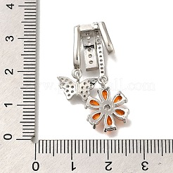 Латунные микро проложить кубического циркония подвески&nbsp;KK-M301-04P