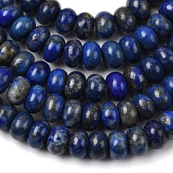 Нитки бусины из натурального ляписа-лазури&nbsp;G-A280-A24-01