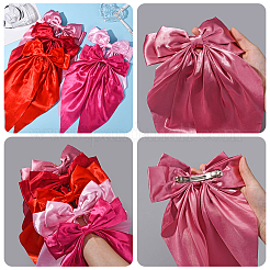 5 шт. 5-х цветные заколки-банты из полиэстера&nbsp;PHAR-SP0001-18A