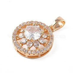 Латунные микро проложить кубического циркония подвески&nbsp;KK-W795-14KCG