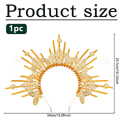 Нейлоновые железные резинки для волос «ангел»&nbsp;AJEW-WH0455-194