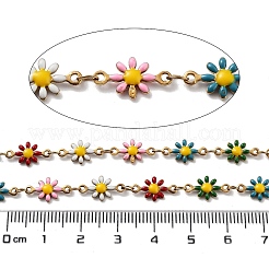 Ионное покрытие (ip) 304 нержавеющая сталь цепочка из бисера ручной работы&nbsp;CHS-K019-06G-01