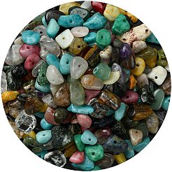 1 нить смешанных бусин с крошкой драгоценных камней G-FS0005-78