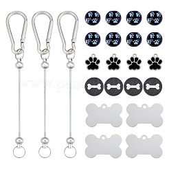 Наборы для самостоятельного изготовления брелока с отпечатком лапы&nbsp;DIY-TA0013-74