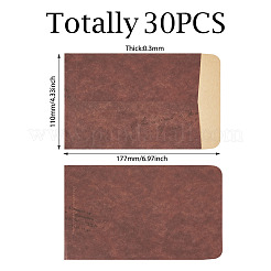 30 шт. пустых бумажных конвертов AJEW-TA0002-32B