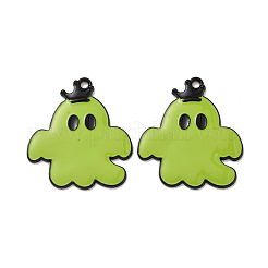 Подвески из эмали из сплава с покрытием на тему Хэллоуина&nbsp;PALLOY-O109-45EB