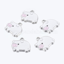 Цинк подвески эмали сплава&nbsp;LS-ENAM-22X18-2