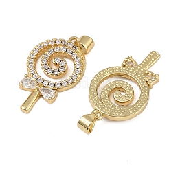 Латунные микро проложить кубического циркония подвески&nbsp;KK-I358-044G