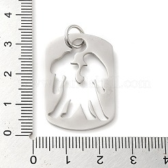 Не тускнеющие полые подвески из нержавеющей стали 304&nbsp;STAS-C086-04F-P