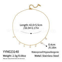 Элегантные круглые белые подвески-колье с имитацией жемчуга&nbsp;FU4888