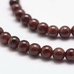 Натуральный гранат шарик нити&nbsp;X-G-P217-33-4mm