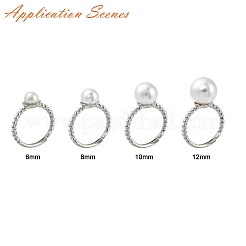 Латунные крепления колец для пальцев&nbsp;LS-KK-L184-58P