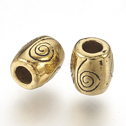 Сплавочные овальные бусины тибетского стиля &nbsp;X-GLF10719Y-NF