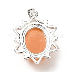 Натуральный красный авантюрин подвески G-B033-03P-18