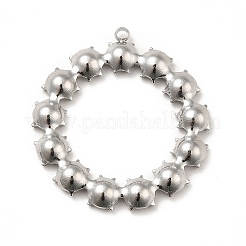 Подвеска из нержавеющей стали 304 со стразами&nbsp;LS-STAS-P312-07P