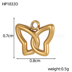 Подвески из нержавеющей стали 304&nbsp;STAS-OY007-22G