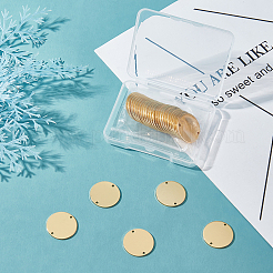 Гладкие латунные звенья&nbsp;KK-BC0001-50G