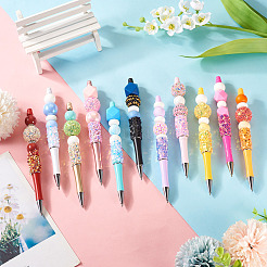 8 шариковая ручка с пайетками в виде звезд&nbsp;FIND-TA0006-15F