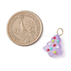 Подвески ручной работы из неровной стеклянной эмали&nbsp;PALLOY-JF04469-01