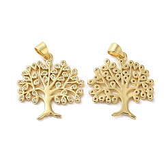 Подвески из кубического циркония с покрытием из латуни&nbsp;KK-O142-34G