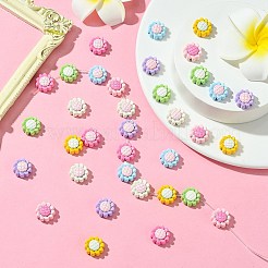 35 шт. 7-цветные бусины из сплава&nbsp;FIND-CJ0011-16