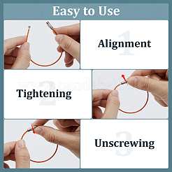 120 шт. 10 цвета углеродистая сталь с ПВХ-проводом&nbsp;AJEW-ME0001-39