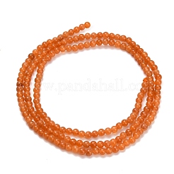 Натуральный красный авантюрин бисер нитей&nbsp;G-Z116-A24-2mm