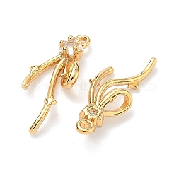 Латунные микро проложить кубического циркония подвески&nbsp;KK-A281-21G-01