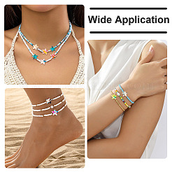 60 шт. 10-цветные синтетические бирюзовые бусины&nbsp;TURQ-TA0001-06