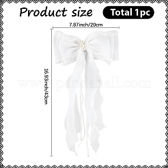 1 шт. бант из ткани заколки для волос из кожи аллигатора&nbsp;PHAR-CY0001-09B