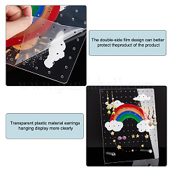 Акриловая подставка для серег&nbsp;EDIS-WH0021-40P-01