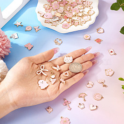 112шт 28 стиля подвески из сплава с эмалью&nbsp;ENAM-TA0009-08