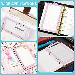 12 шт. ПВХ-разделители для папок-регистраторов&nbsp;AJEW-BC0010-06C