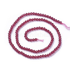 Граненые круглые стеклянные бусины&nbsp;G-F619-09D-3mm