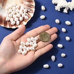 10 шт. бусины из натурального пресноводного жемчуга&nbsp;PEAR-YW0001-17