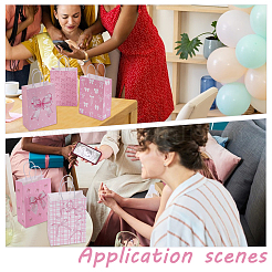 24 шт. 8 подарочных бумажных пакета с бантом&nbsp;CARB-UN0001-01