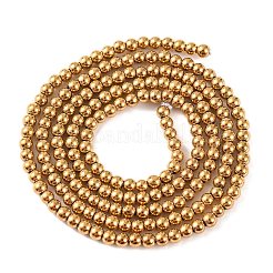 Гальванические нити из синтетических немагнитных гематитовых бусин G-H027-C01-01