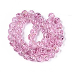 Ручной работы бусины фольги LAMP-T021-33F