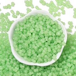 Стеклянные бусины прозрачных цветов&nbsp;SEED-R001-01K