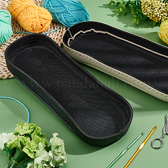 2 шт. 2 цвета 3D искусственная кожа овальное дно&nbsp;DIY-PH0008-93