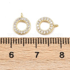Латунные микро проложить кубического циркония подвески&nbsp;KK-H093-07G
