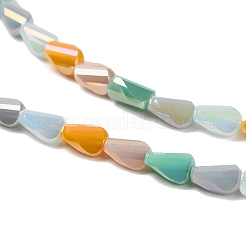 Стеклянные бусины с гальваническим покрытием &nbsp;EGLA-P065-01A-04